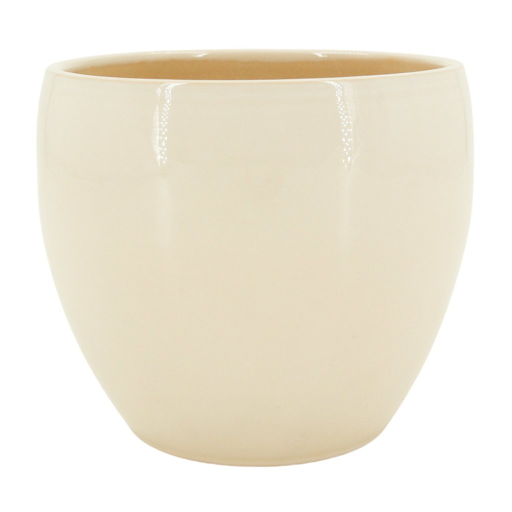Vaso Cachepot Cerâmica Holandês - Lorance Marfim
