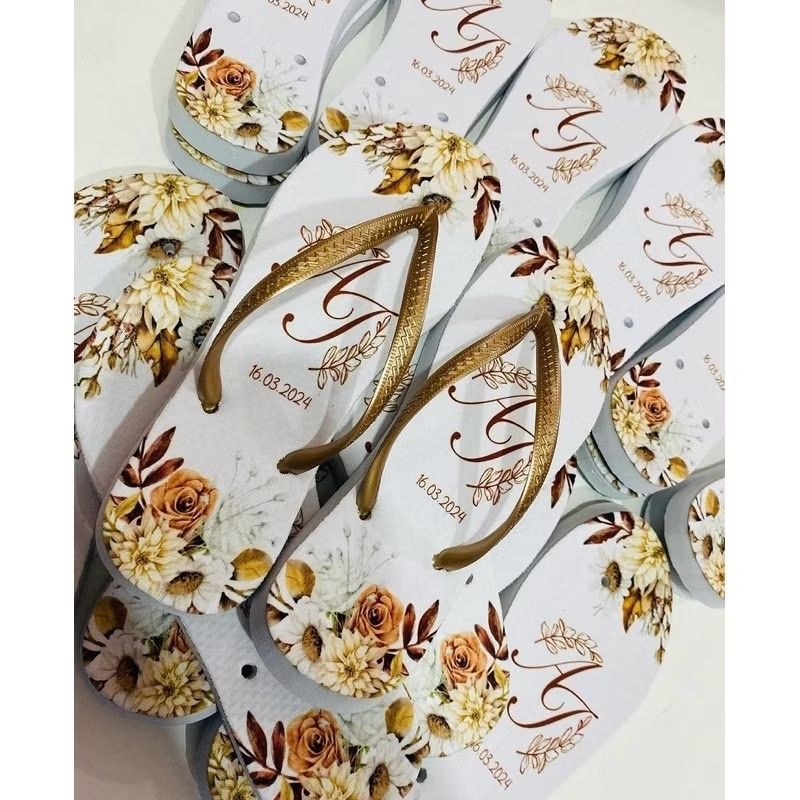 KIT 30 PARES DE CHINELO PERSONALIZADO PARA SEU EVENTO [FAZEMOS A ARTE DO SEU JEITO]