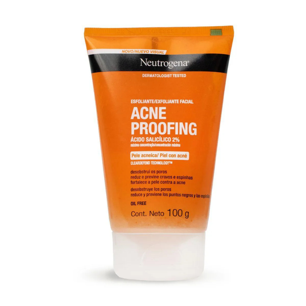 Esfoliante Facial Neutrogena Acne Proofing Com 100g em Oferta na Shopee