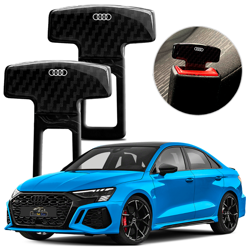 Par Trava Fivela De Cinto Anti Som Audi Rs Rs3 R8 Rs6 Rs7 Tt