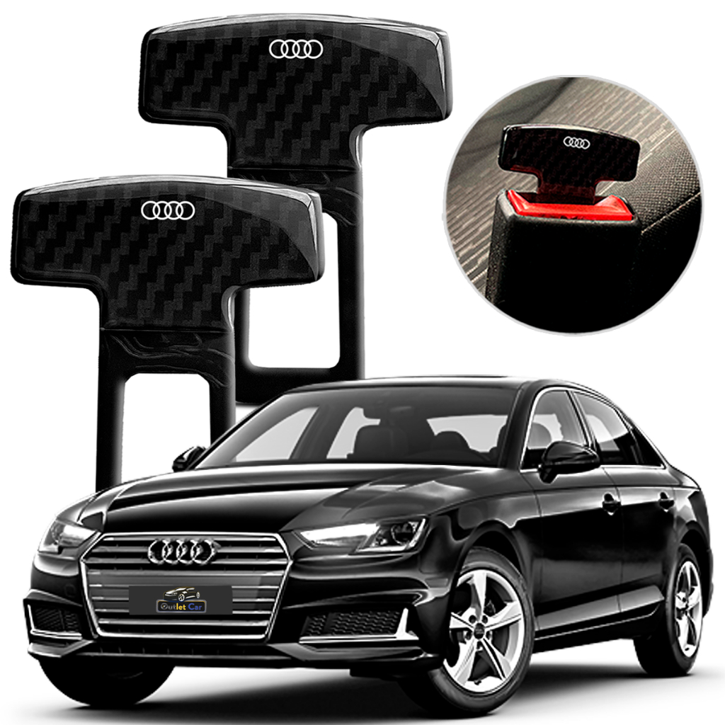 Par Fivela Trava Cinto Anti Som Audi A4 A5 A6 Rs Rs3 Rs7 R8