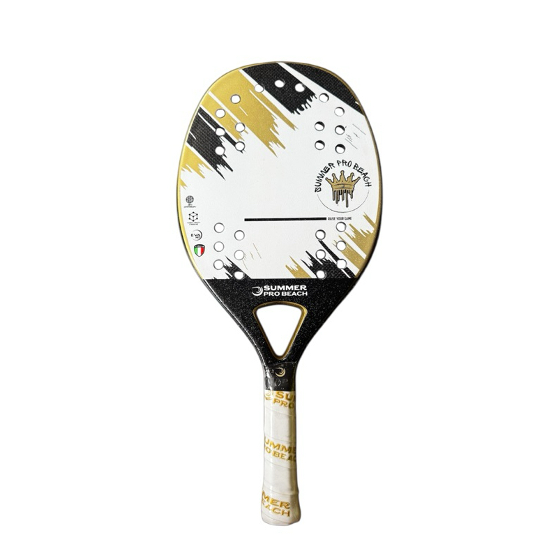 Raquete de Beach Tennis Carbono 3K Crown Summer Pro Beach