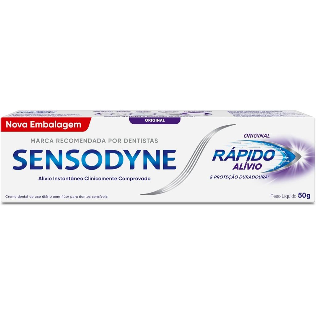 Creme Dental Sensodyne Rapido Alivio 50g em Oferta na Shopee
