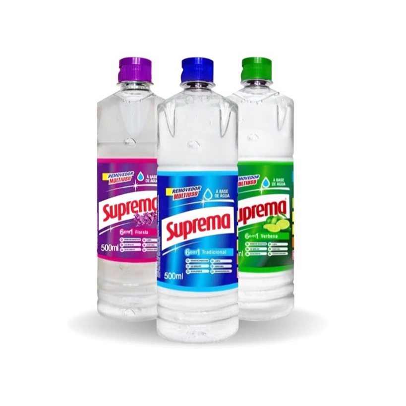 REMOVEDOR SUPREMA 500ML 3 FRAGÂNCIAS MULTIUSO 6 EM 1 A BASE D'ÁGUA em Oferta na Shopee