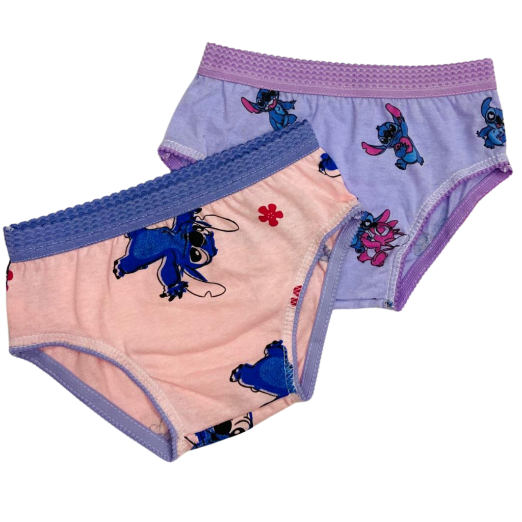 Kit 5 Calcinha Infantil Criança Algodão Estampada Cós Elástico