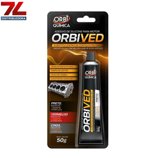 SILICONE ALTA TEMPERATURA PRETO 50g - ORBIVED em Oferta na Shopee