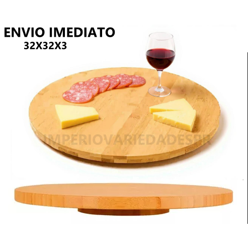 Petisqueira de Bambu Giratória: Onde Comprar | BuscaProdutos