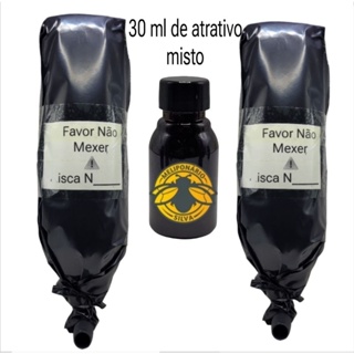 kit 2  isca pet já com cheiro para captura de abelhas sem ferrão+30ml de atrativo ,para jatai,mirins,Mandaçaia em Oferta na Shopee