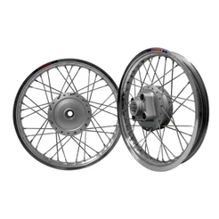 Par Aro Alumínio Roda Inox Titan 125 00/04 Fan 125 05/08 Ks
