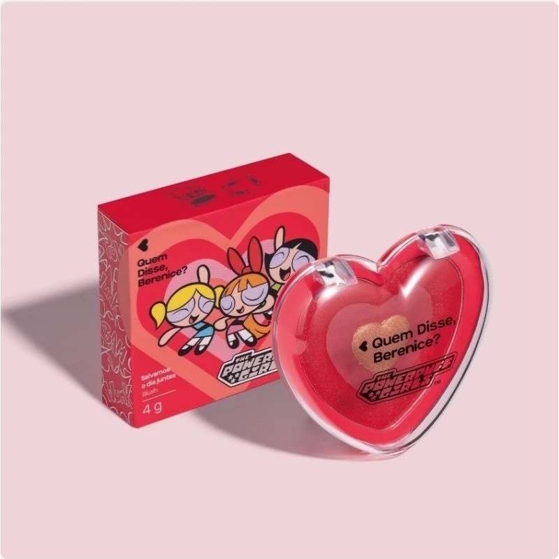 Blush Compacto Salvamos O Dia Juntas QDB As Meninas Super Poderosas 4g