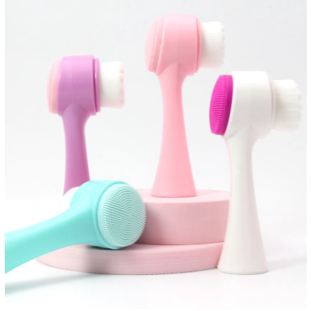 Escova de limpeza da pele facial 2 para 1 em Oferta na Shopee