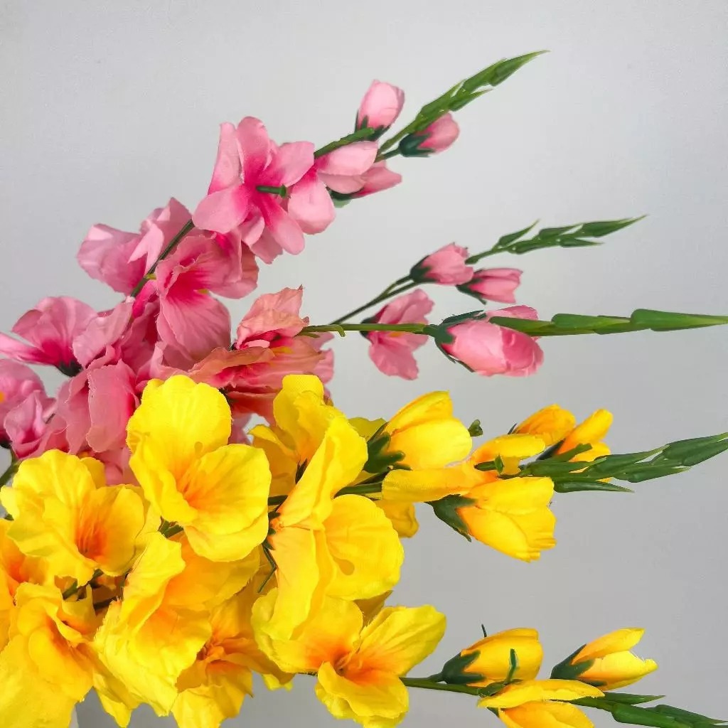 Haste de Flor Palma Artificial Arranjo Permanente Vasos Galho Decoração -TLH10190
