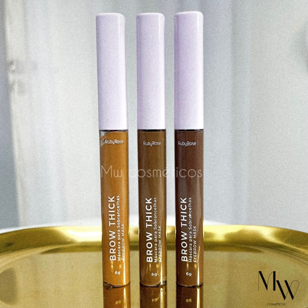 Máscara Para Sobrancelhas Com Cor Mask  Brow Thick Ruby Rose 6g
