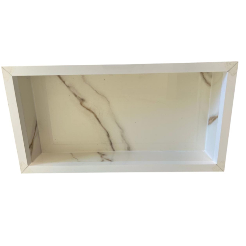 NICHO  DE PORCELANATO PARA BANHEIRO 60X30 CM DE EMBUTIR NA PAREDE PORTA SHAMPOO ENVIO FULL
