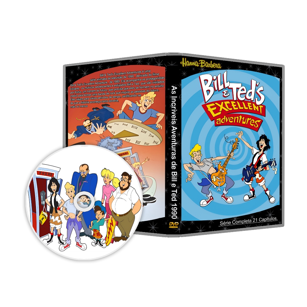 Dvd As Incriveis Aventuras De Bill E Ted 1990 Hanna Barbera
