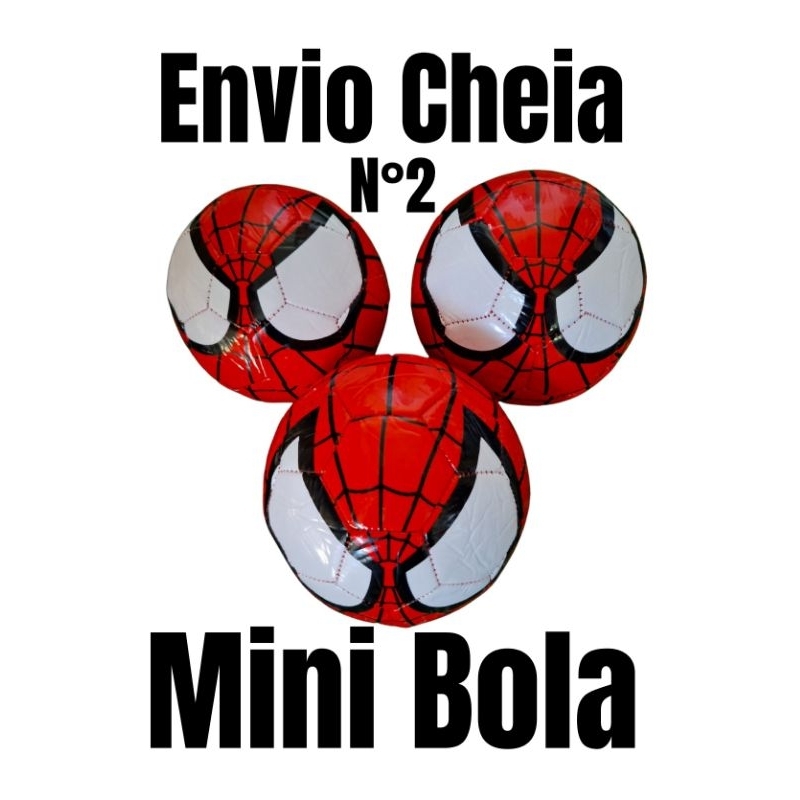 Mini Bola Couro Sintético N2 Aranha unidade em Oferta na Shopee