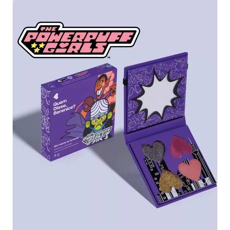 Mini Paleta De Sombras Chame As Meninas QDB As Meninas Super Poderosas 4g