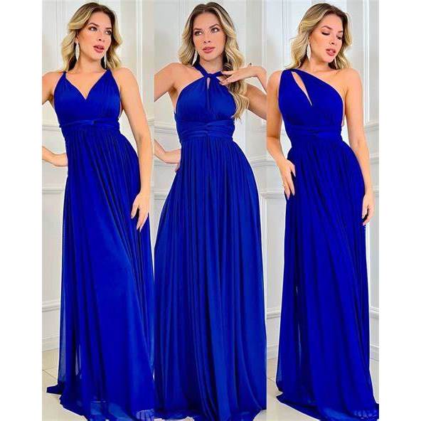 Vestido de Festa Longo Varias Formas de Usar para Madrinhas de Casamento