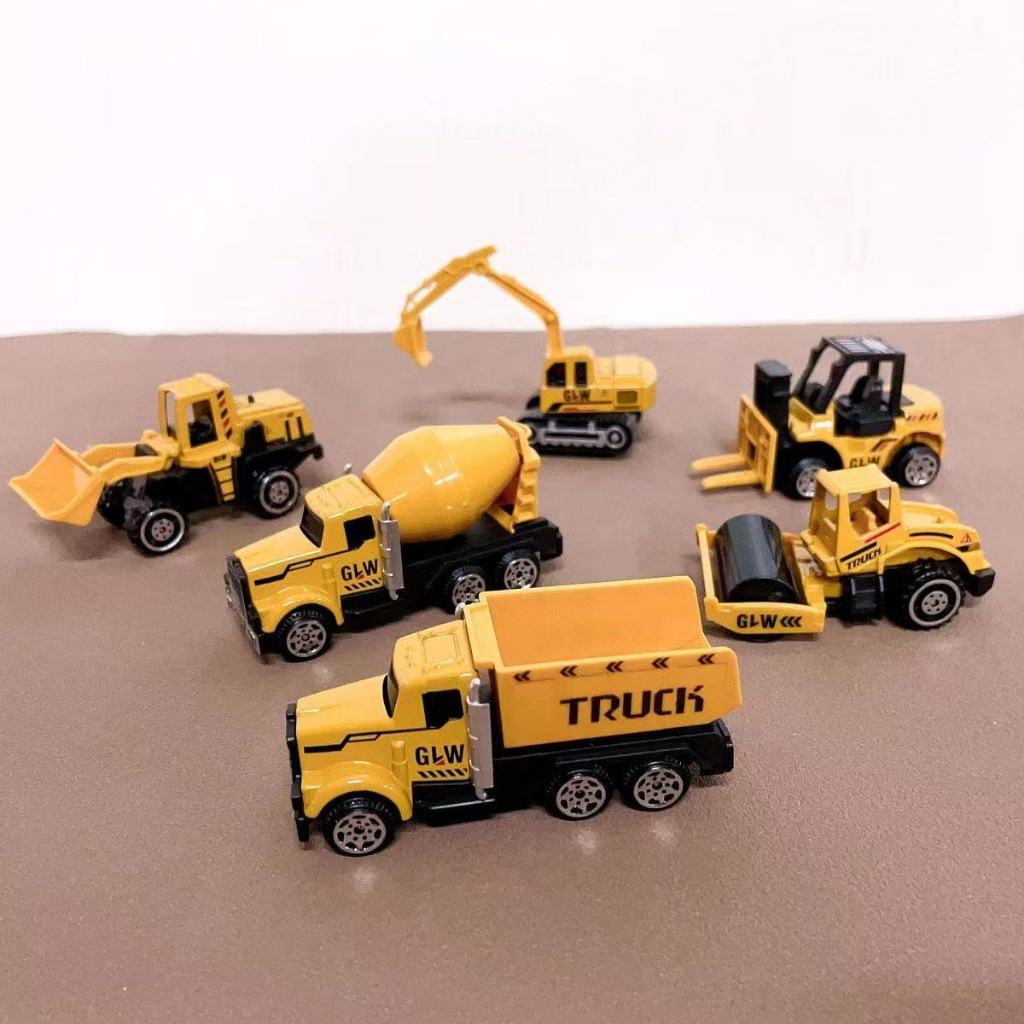 Kit 6 Carrinhos Construção Bombeiro Policia Miniatura Coleção Hot Cars Die Cast Carro Metal E Plástico