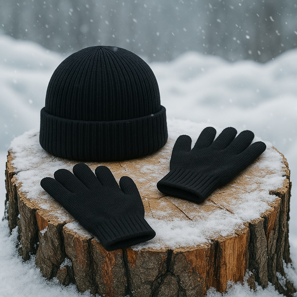 Kit Infantil Touca e Luva Termico Para Inverno Frio Menino Menina em Oferta na Shopee