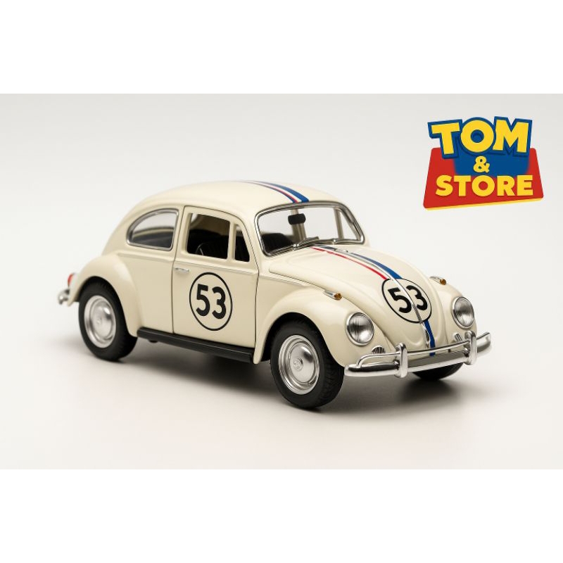 Miniatura Fusca Clássico Herbie 53 - Colecionável de Alta Qualidade