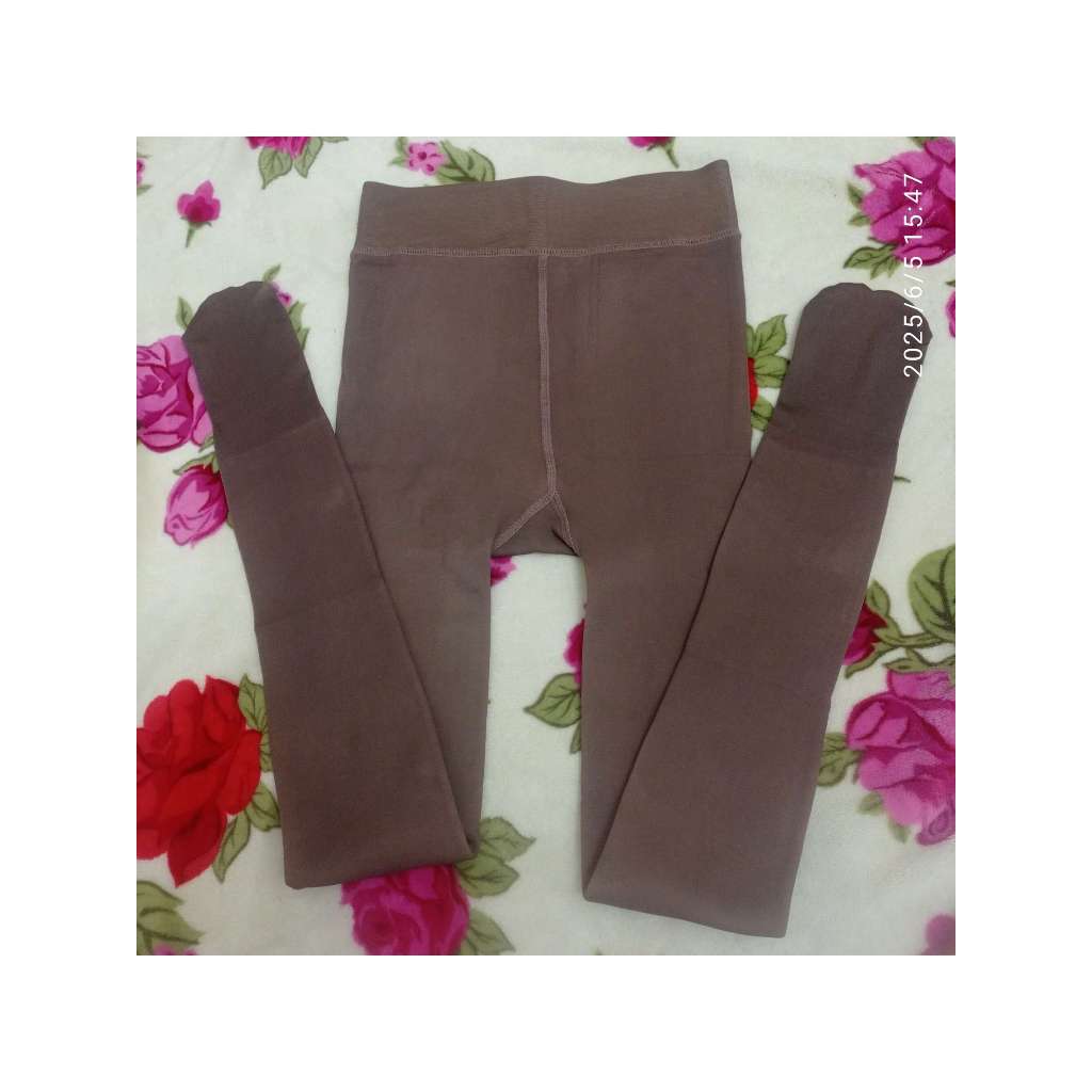 Meia-Calça Peluciada com Flanela Térmica Translúcida Alta Elasticidade Meia-Calça Peluciada com Flanela Térmica Translúcida Alta Elasticidade