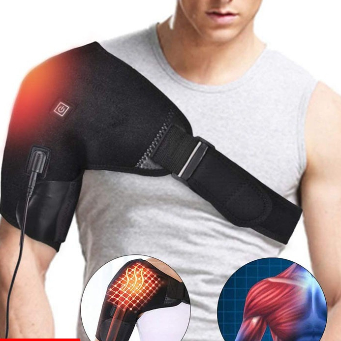 Ombreira De Aquecimento Infravermelho USB Para Alivio De Dores Elétrico Recuperação Bem Estar