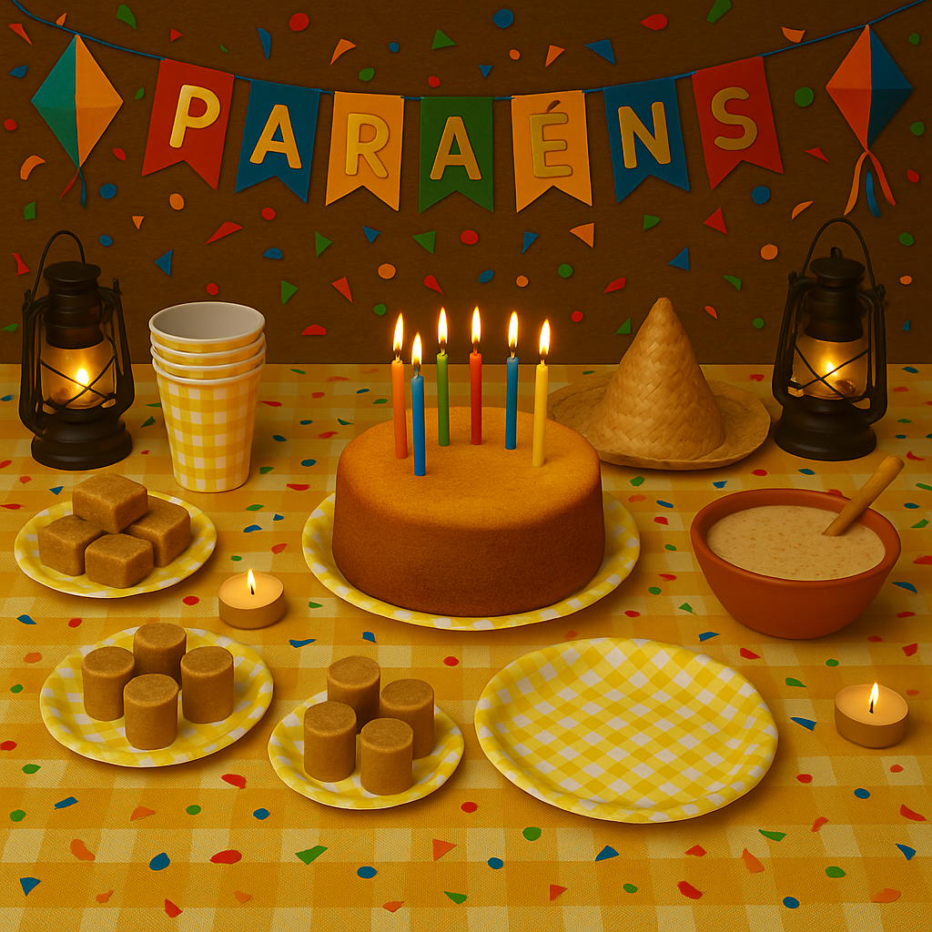 KIT AMARELO XADREZ 20 PRATOS+20 COPOS DE PAPEL DESCARTÁVEL ( SILVER FESTAS ) FESTA JUNINA 2025 (CHOCO)