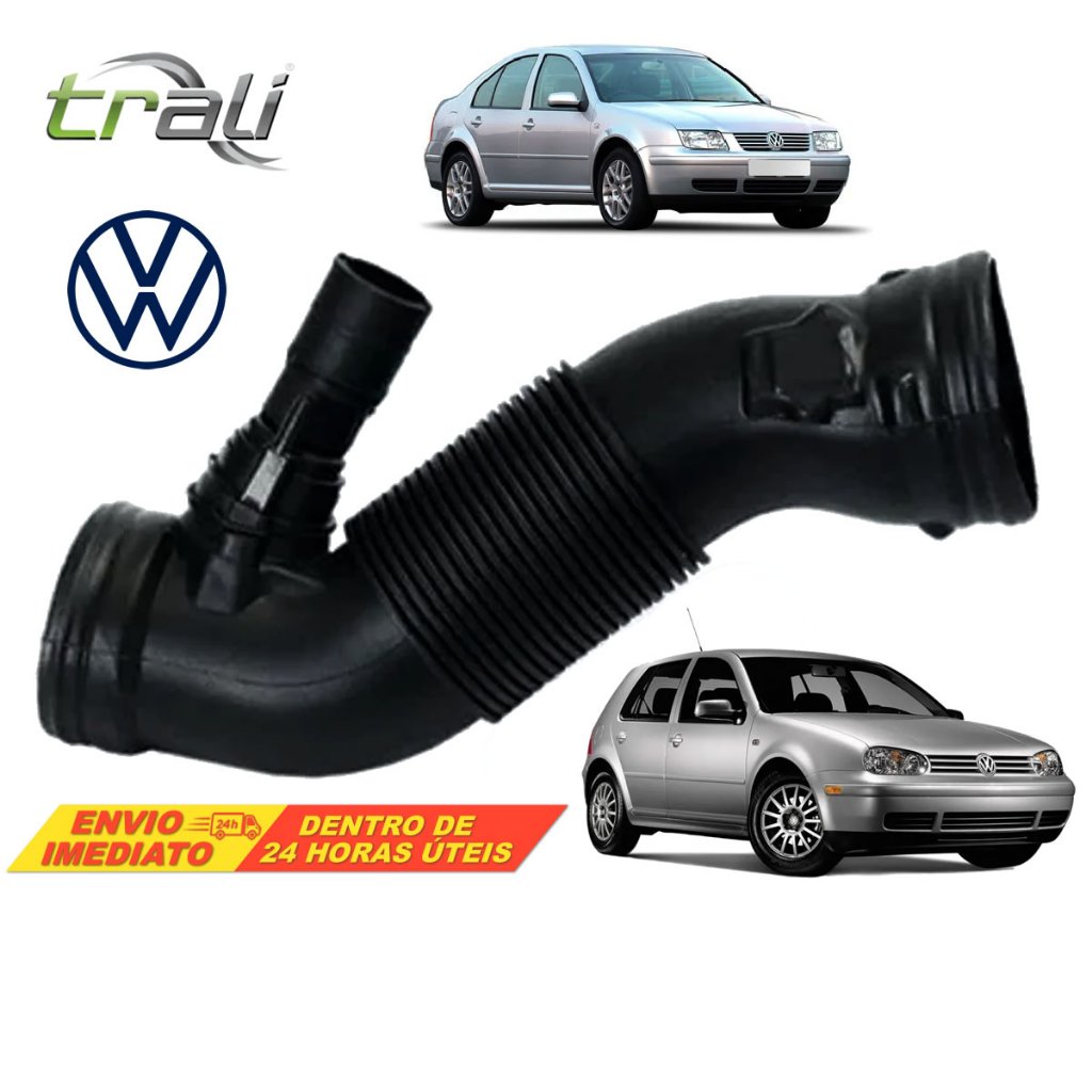 Mangueira do Filtro de Ar Purificador VW Golf Bora 2.0 1999 a 2004 1J0129684G Nova com Nota Fiscal