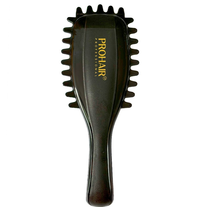Escova Raquete ProHair com Laterais Para Fitagem Pente de Cabelo