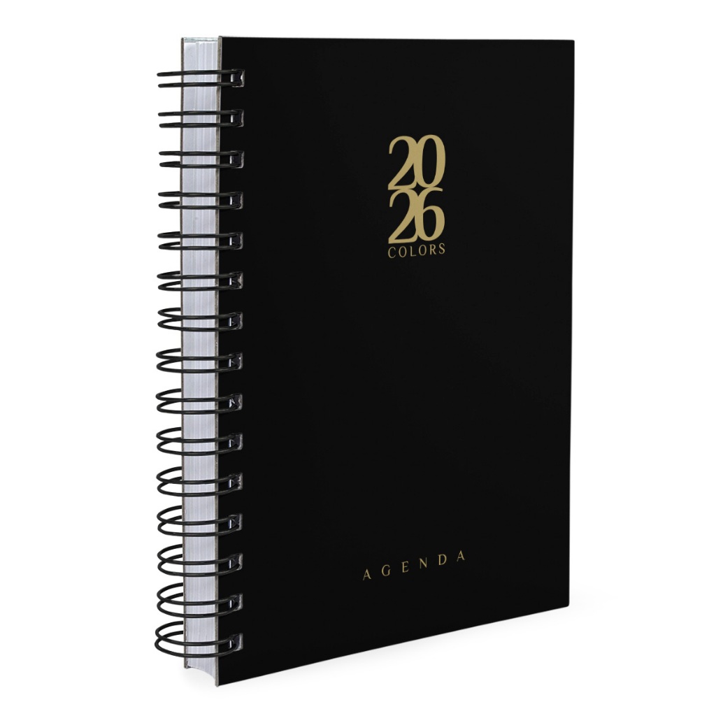 Agenda 2026 Capa Dura Solid Colors em Oferta na Shopee