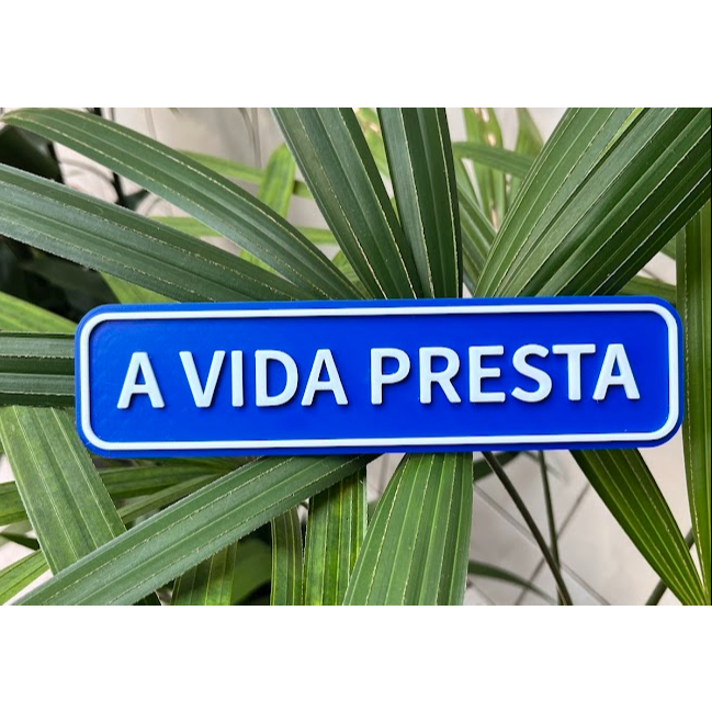 Placa decorativa A vida presta Quadro Fernanda Torres Oscar - Frases em Oferta na Shopee