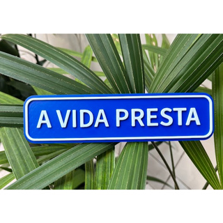 Placa decorativa A vida presta Quadro Fernanda Torres Oscar - Frases em Oferta na Shopee