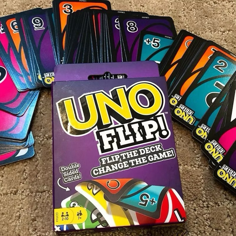 Jogo De Cartas Uno: Jogo Uno Flip Famly | Card Game UNO: Uno Flip Famly Party Game