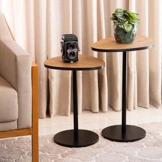 Kit 2 Mesa de Canto Orgânica Apoio Sala Decoração Pé de Ferro Pintura Eletrostática Elegante Moderna em Oferta na Shopee