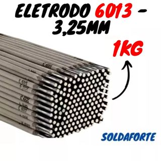 1kg Eletrodo 6013 de 3,25mm Serralheiro - Soldaforte em Oferta na Shopee
