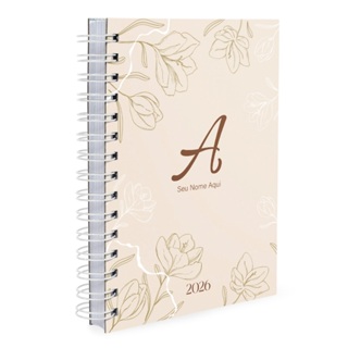Agenda Capa Dura 2026 Personalizada Sunny Flower Cores em Oferta na Shopee