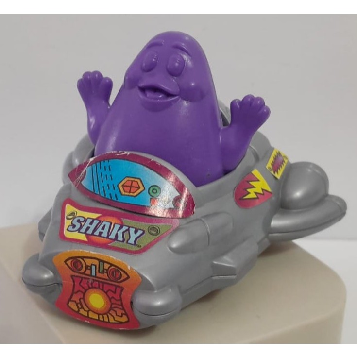 Boneco com Nave Espacial do Personagem Shake - Turma do Ronald McDonald's - 1999