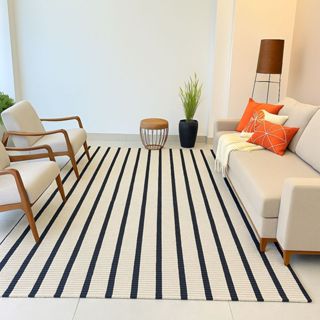 Tapete Decorativo Grande 100% Algodão – Ideal para Sala ou Quarto em Oferta na Shopee