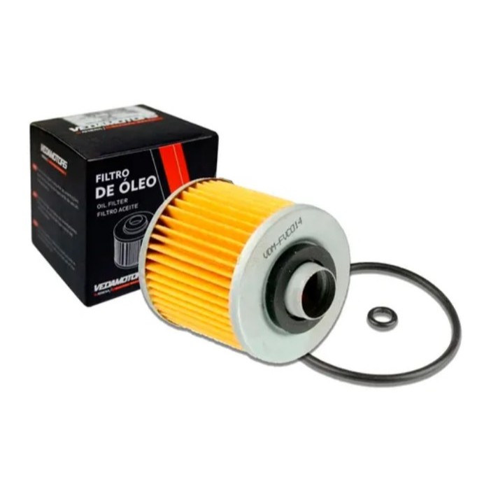 Filtro De Óleo Para Yamaha Xt 600/e Tenere 250 Com Anel Vedação