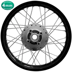 Roda Aro Preto Roda Raio 4mm Fan 125 2009 Á 2022 Alinhada