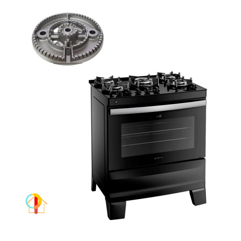Difusor Espalhador Cooktop Utop Atlas Dako Tripla Chama - Original