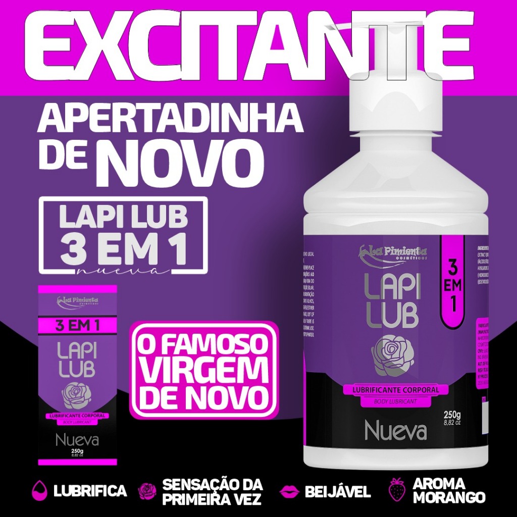 VIRGEM DE NOVO: GEL FUNCIONAL 3 EM 1 PRA QUEM QUER TUDO MAIS JUSTO, MAIS MOLHADO E MAIS PROVOCANTE.