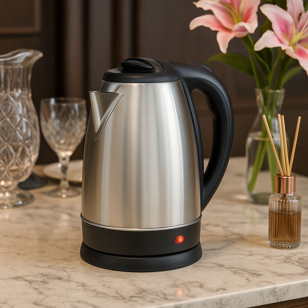 Chaleira Elétrica com Desligamento Automático Inox 1,8L – Home Land