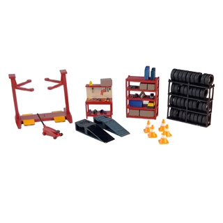 Peças para DIORAMA DE OFICINA E GARAGEM na Escala 1:64 padrão Hot Wheels impressas em resina e pintadas a mão. em Oferta na Shopee