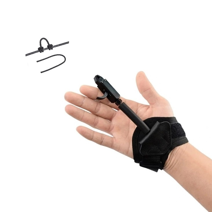 Gatilho de Pulso Puxador + D-loop para Arco Composto e Recurvo Profissional - ELONG