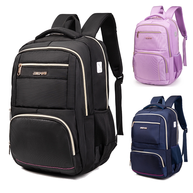 Mochila Feminina Escolar Bolsa Grande Moda Impermeável Resistente para Notebook Viagem Trabalho em Oferta na Shopee