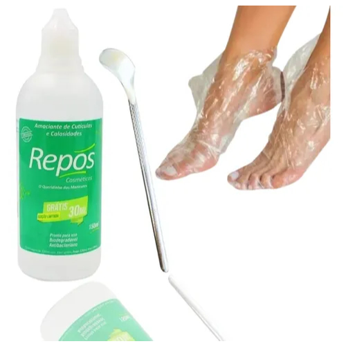 Kit Profissional Pés de Princesa 👣| Amaciante Calosidade 150ml + Espátula  222+10 Botinhas | Pés Sem Calos e Asperezas