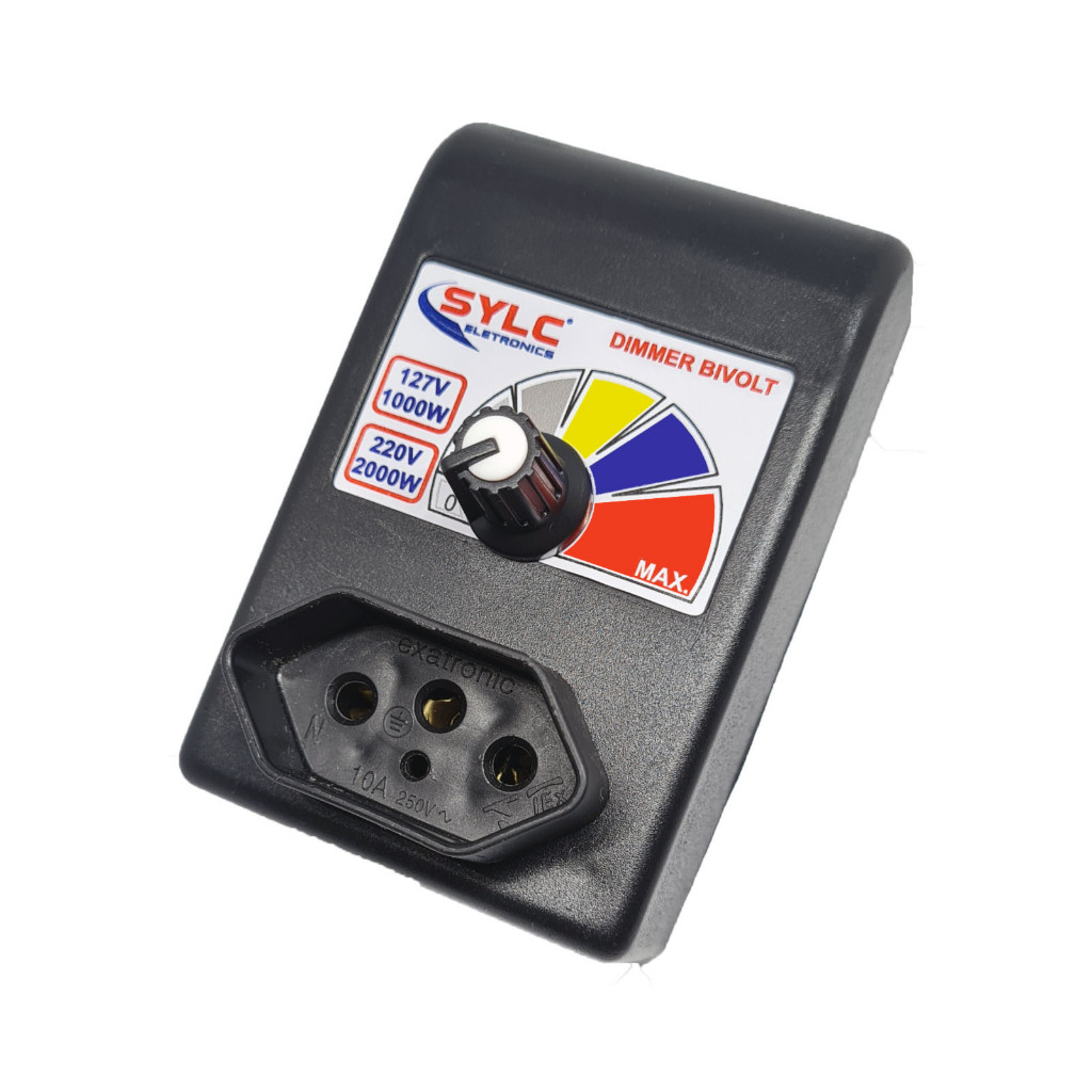 controlador bivolt eletronico dimmer 1000/2000w