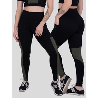 Calça Legging de Poliamida Bic Moda Feminina Fitness Yoga em Oferta na Shopee